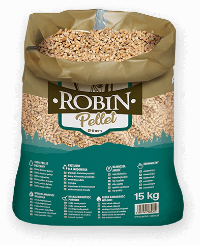 worek pelletu opałowego Robin do kupienia w Orzeszu lub sklepie internetowym